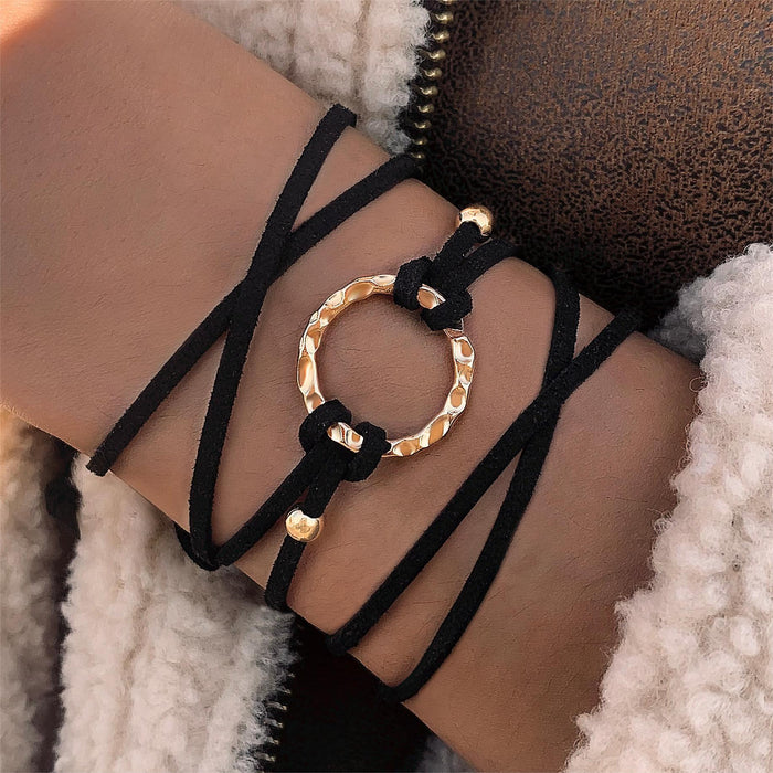 Love Star and Moon Bracelet Set – Simple Six-Piece Jewelry