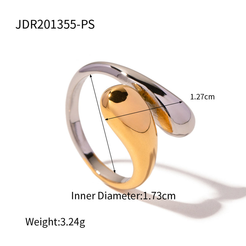 stainless steel flower ring