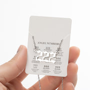Angel Number Sweater Chain, Vintage 000-999 Stainless Steel Pendant Necklace Wholesale - wallojewerly 
