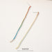 Korean Colorful Long Earrings - Simple Rhinestone Dangles for a Stylish Look - wallojewerly 