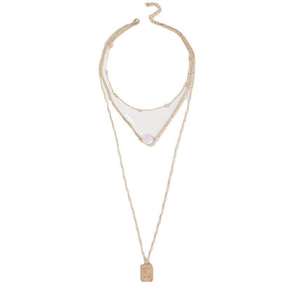 Pearl Tassel Multi-Layer Necklace - Trendy Minimalist Style for Women