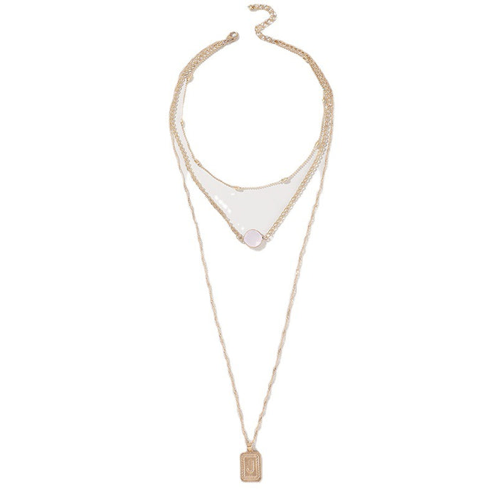 Pearl Tassel Multi-Layer Necklace - Trendy Minimalist Style for Women