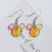 Gradient magic heart earrings - wallojewerly 