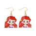 Cartoon Princess Earrings - wallojewerly 