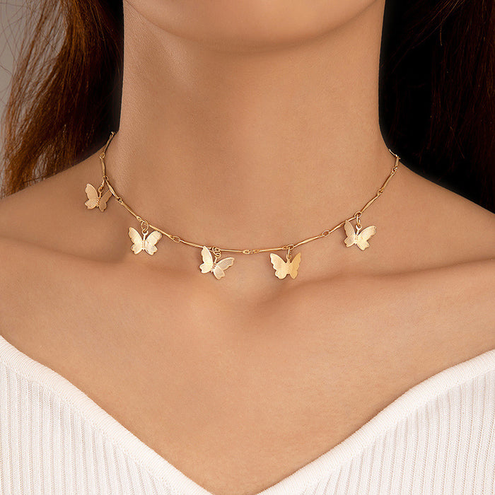 Collar de perlas de doble capa con colgante de luna: joyería elegante y con estilo para mujer