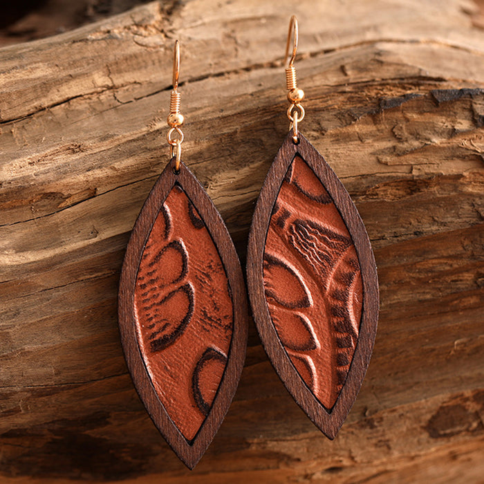 Bohemian Wooden Earrings