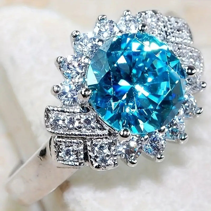 Light luxury exaggerated index finger ring round design wrapped ring