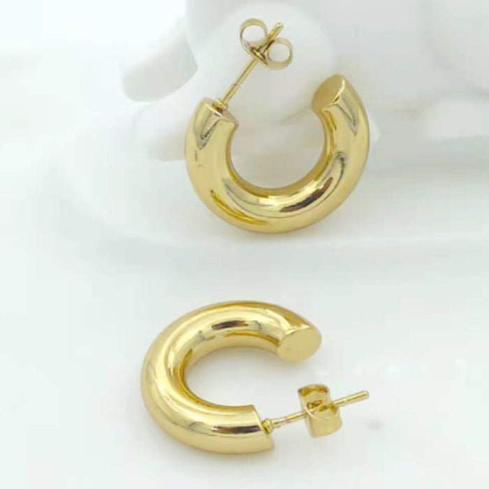 Hoop Earrings Wholesale, Amazon C-Shaped Earrings 14K Earrings