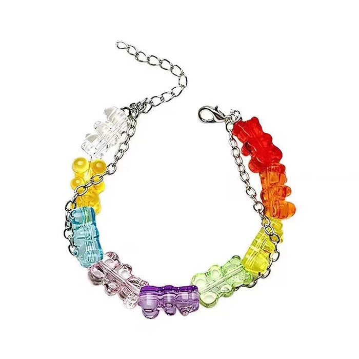 Little Monster Color Beaded Adjustable Bracelet Bracelet