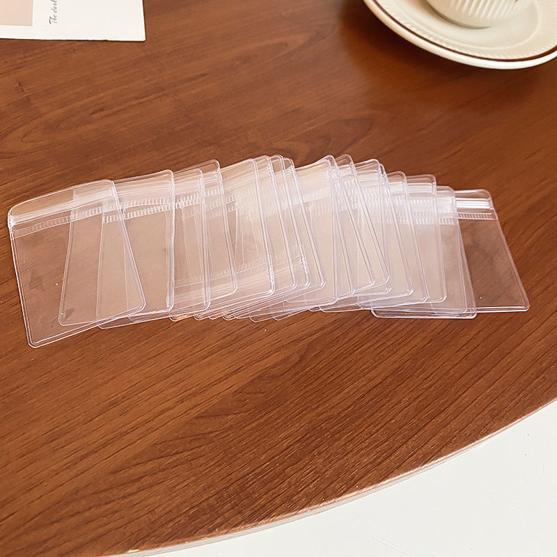 Portable transparent dustproof jewelry storage bags - wallojewerly 