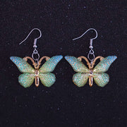 Colorful butterfly earrings