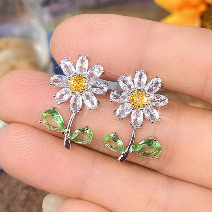 Small flower earrings