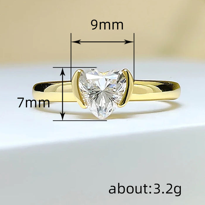 Women's creative design of horse eye zircon wedding ring