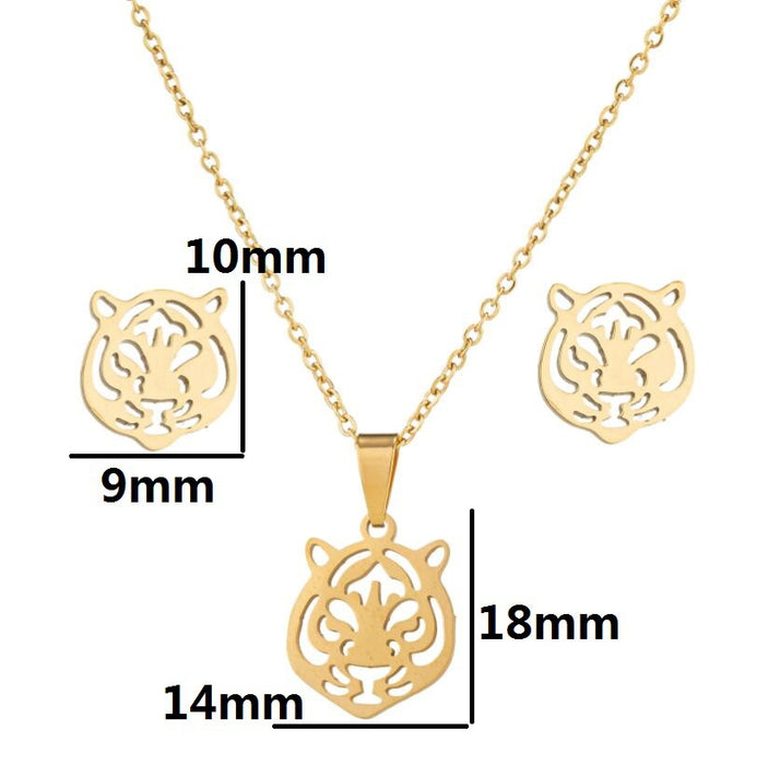 Cross pendant necklace, stainless steel punk clavicle chain ins style spot wholesale