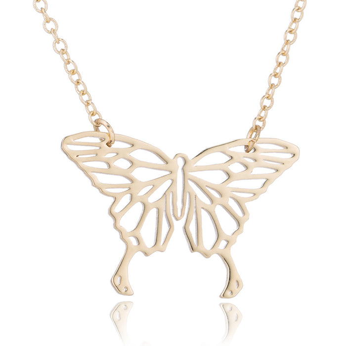 Butterfly Fairy Pendant Necklace - Luxurious Spring-Inspired Jewelry