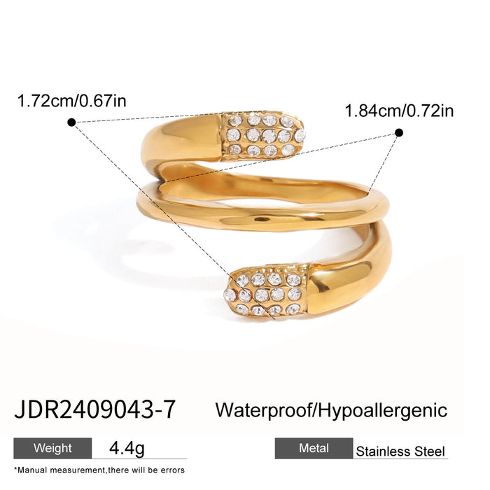 Stainless steel stacking rings