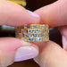 Geometric style ring fashionable temperament wide version ring - wallojewerly 