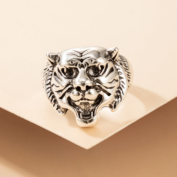 Halloween skull punk hip-hop zodiac ring