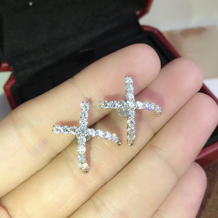 High-end earrings for women, versatile, light luxury earrings