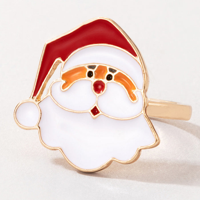 Christmas Elk Santa Ring