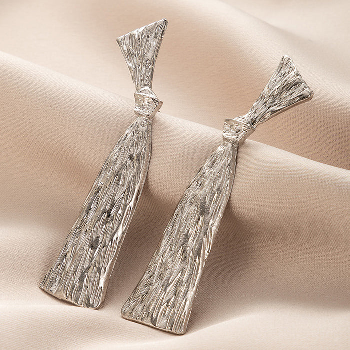 Silver simple earrings OL earrings