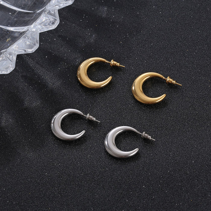 Coil Earrings Eco-friendly Color 18K Hypoallergenic Earrings