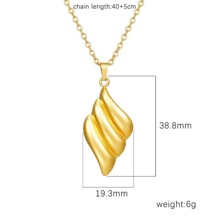 Autumn 18K necklace, high-end and fashionable new clavicle necklace