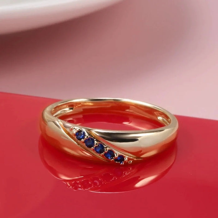 Japanese light luxury zircon ring niche design simple women's ring