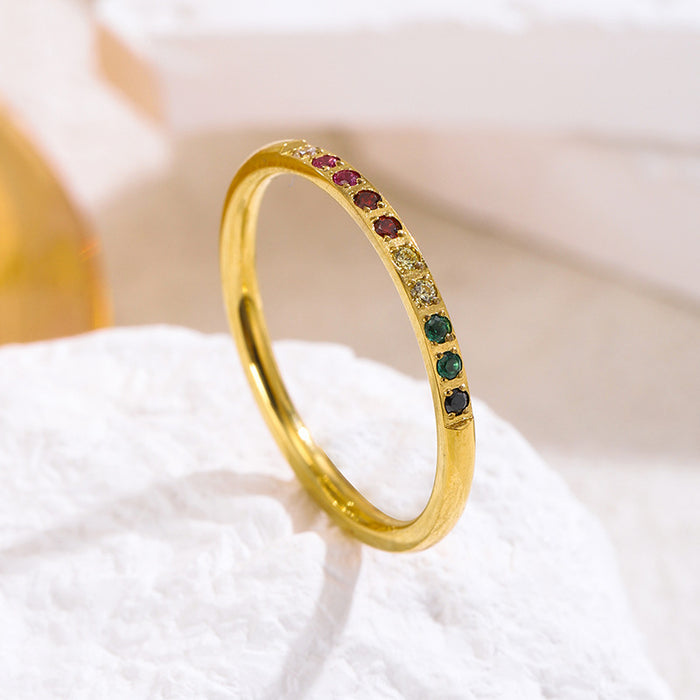 Wholesale stainless steel irregular textured diamond-set rings