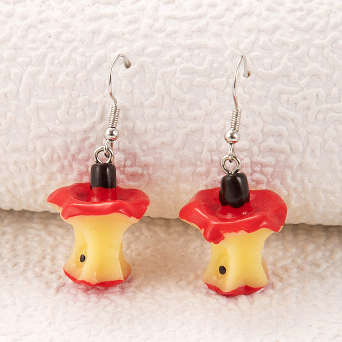 Fun resin fruit earrings cute healthy earrings