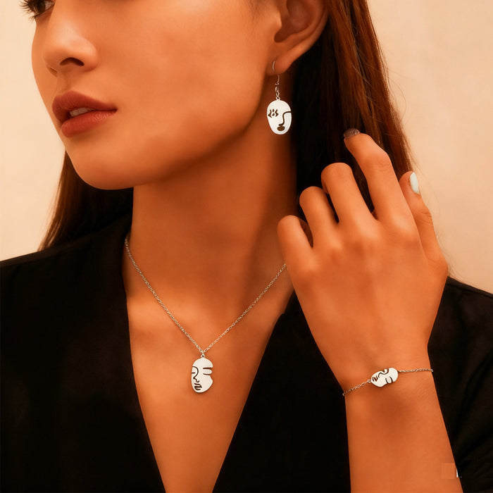 Wholesale stainless steel and titanium steel round gold necklaces