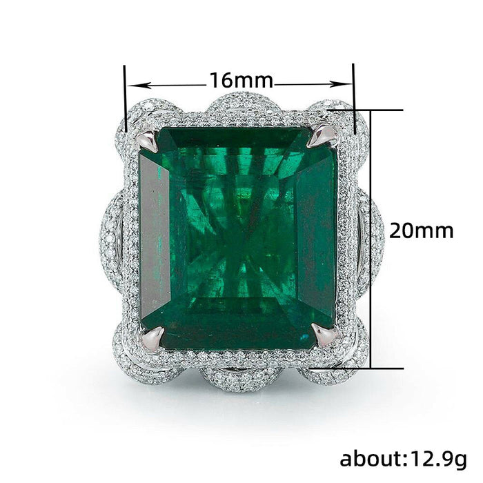 Baguette Emerald Ring