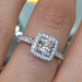 Love heart ring personality couple style - wallojewerly 