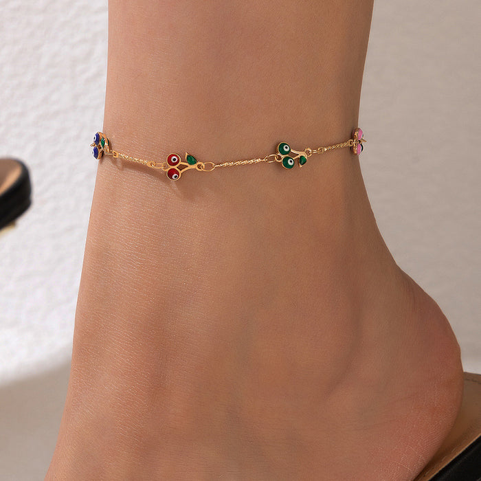 Star Tassel Anklet Set - Multilayer Woven Rope Jewelry