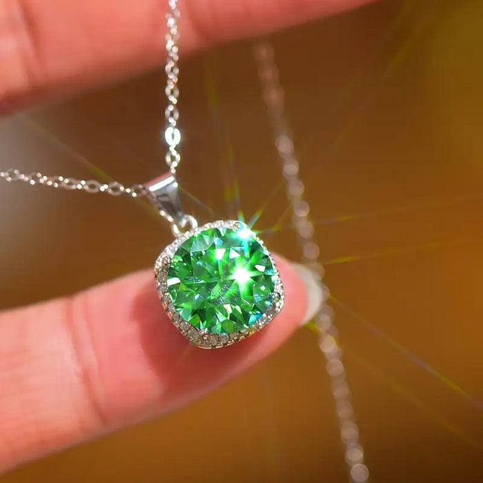 Emerald Cut Necklace