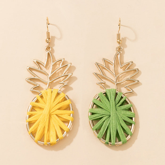 Cartoon Fruit Orange Cookies Fun Food Earrings