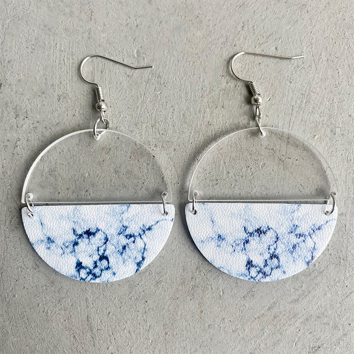 Acrylic translucent earrings