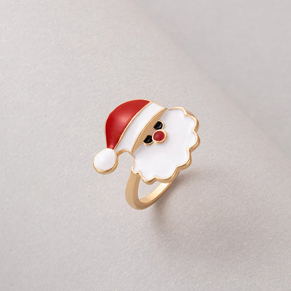 Christmas Elk Santa Ring