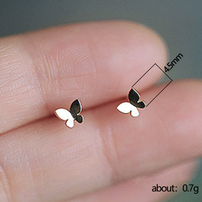 Butterfly earrings, small and ladylike insect earrings