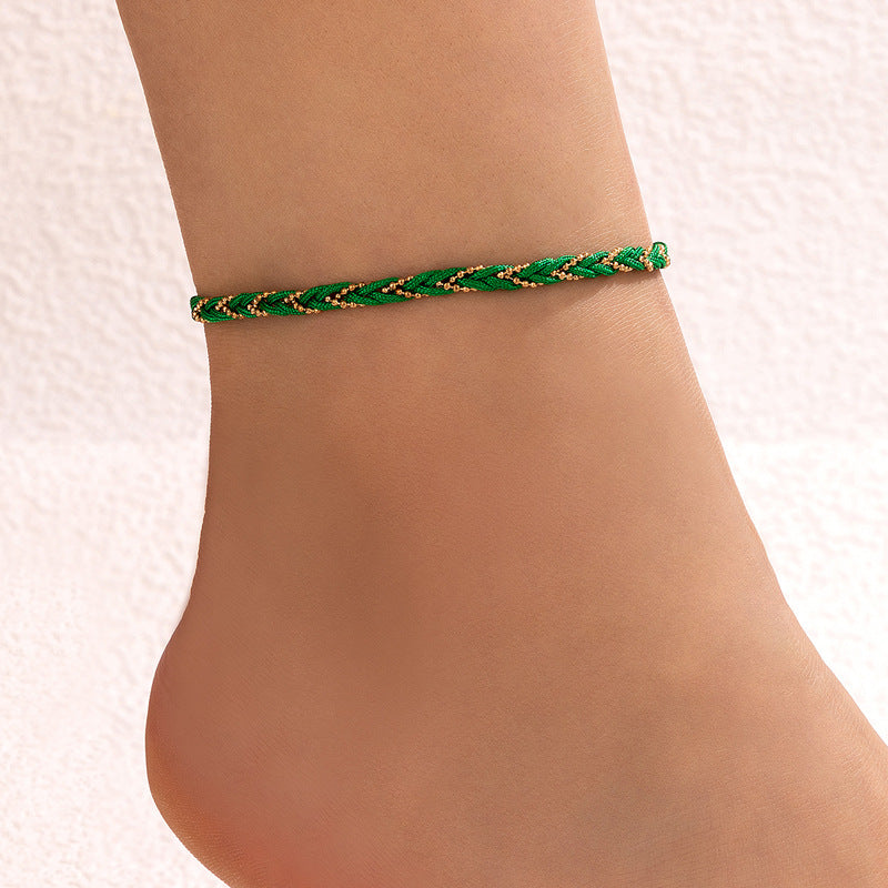 Braided Cord Bracelet in Colorful Strands for Men and Women