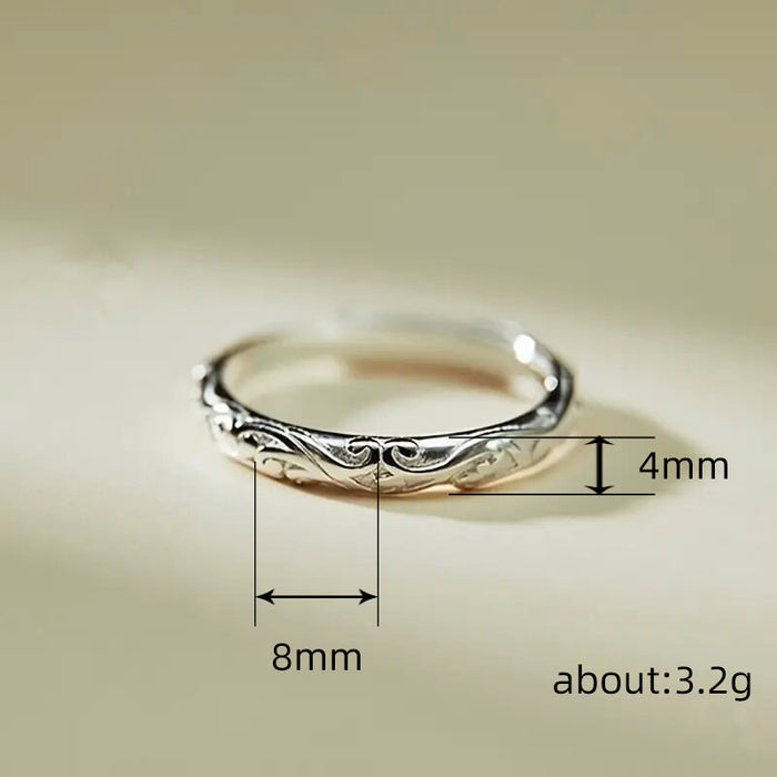 Patterned niche rings are hot selling the same style rings