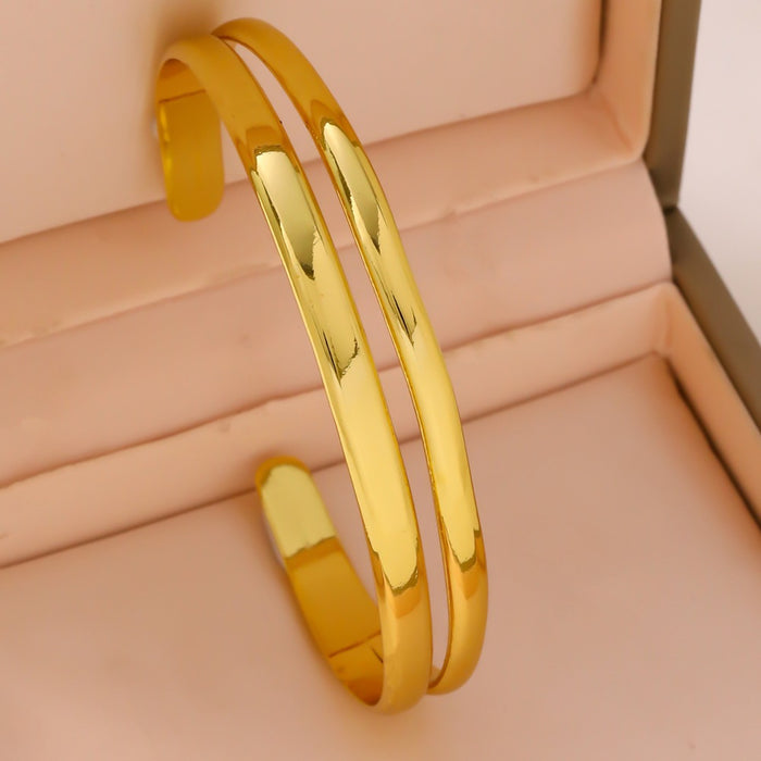 Wholesale 304 Stainless Steel Wide Open Cuff Bracelets with Irregular Shapes, Striped Textures, and Floral/Scallop Embossing