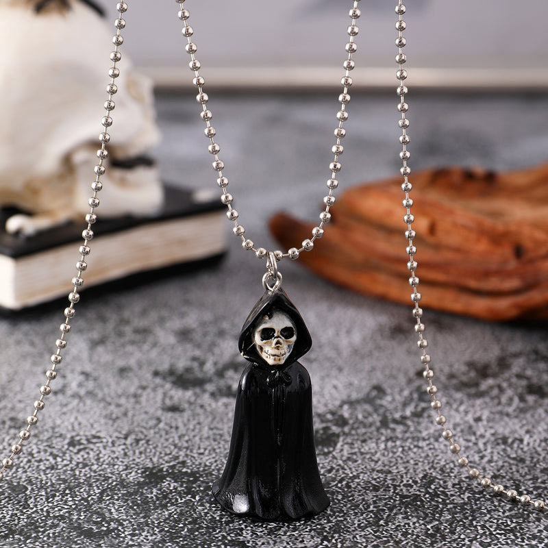 Wholesale Halloween Black Ghost, Pumpkin, and Bat Acrylic Mini Claw Clips - wallojewerly 
