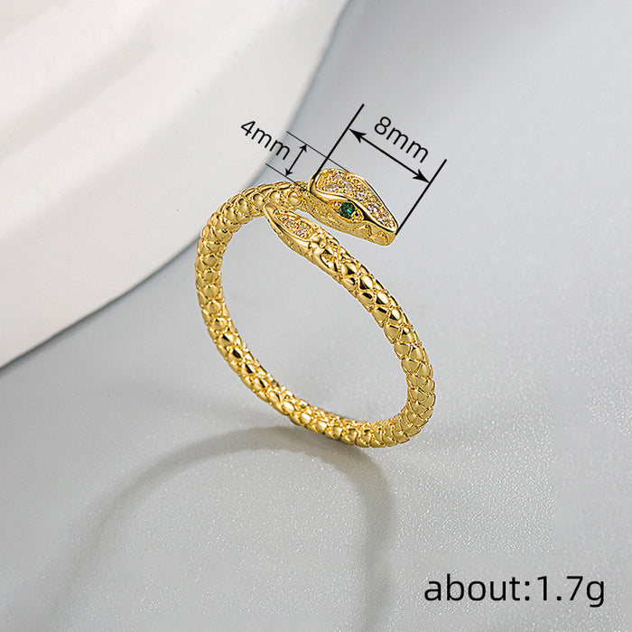 Women's French luxury snake ring