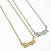 Angel Number Sweater Chain, Vintage 000-999 Stainless Steel Pendant Necklace Wholesale - wallojewerly 