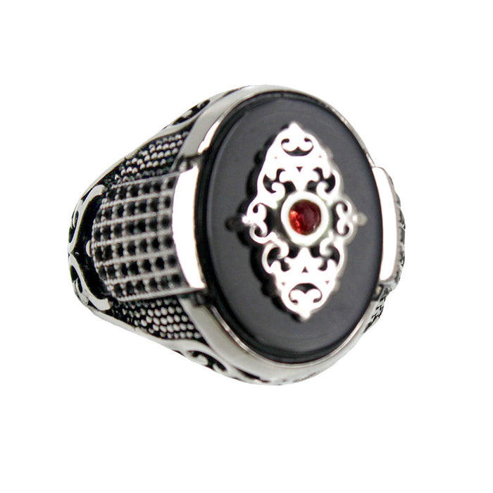 women's vintage embossed ring