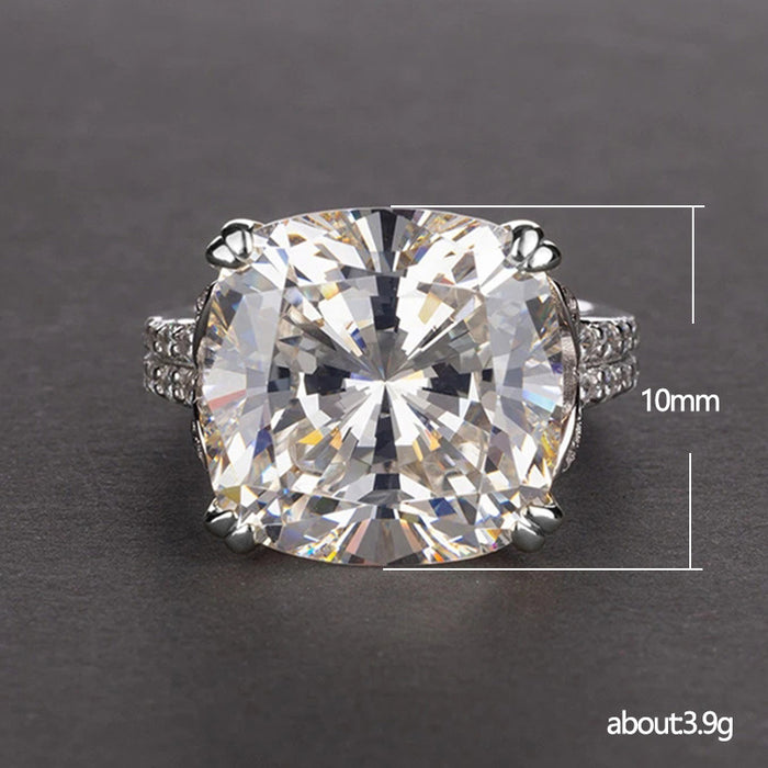 AAA Zircon Engagement Ring Luxury Wedding Jewelry