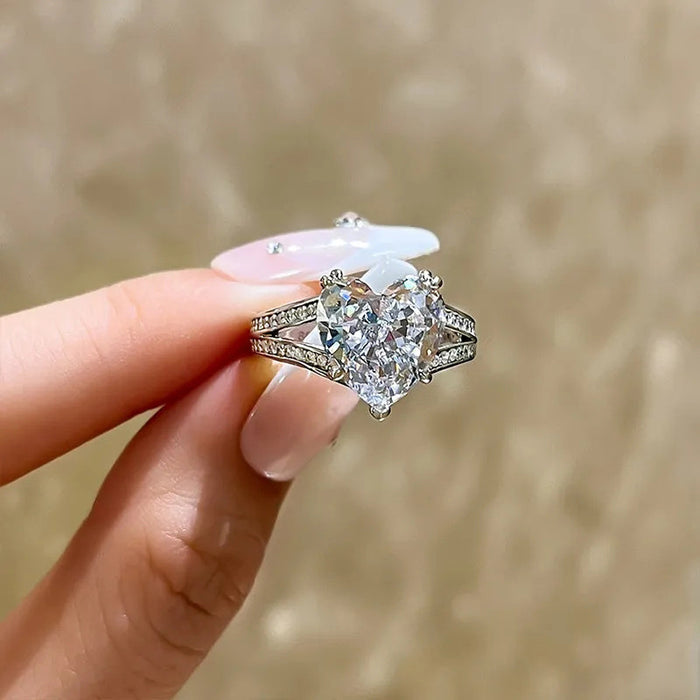 anillo de lirio retro abierto joyería grabada