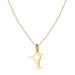 Gold alloy 26 English letter necklace - wallojewerly 