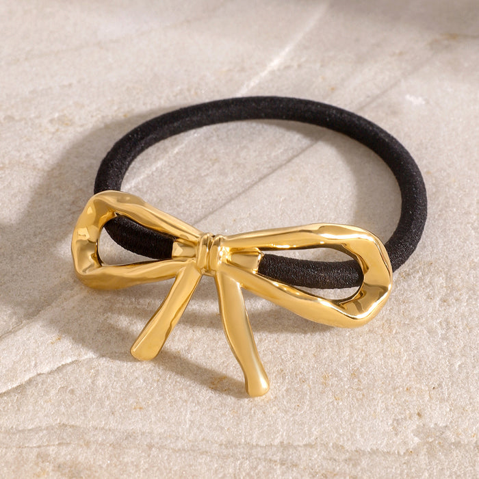 Bow knot hair rope High-end ponytail rubber band